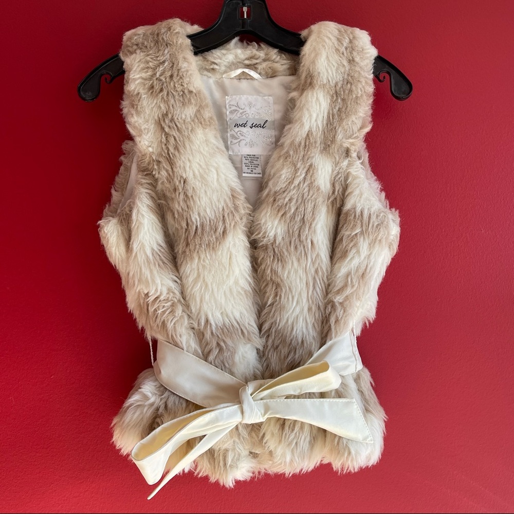 Fluffy Faux Fur Vest